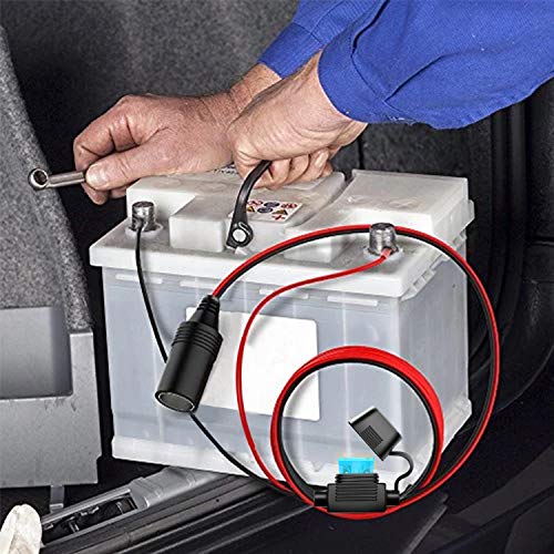 Nilight Female Cigarette Lighter Adapter Car Battery Extension Charge Cable