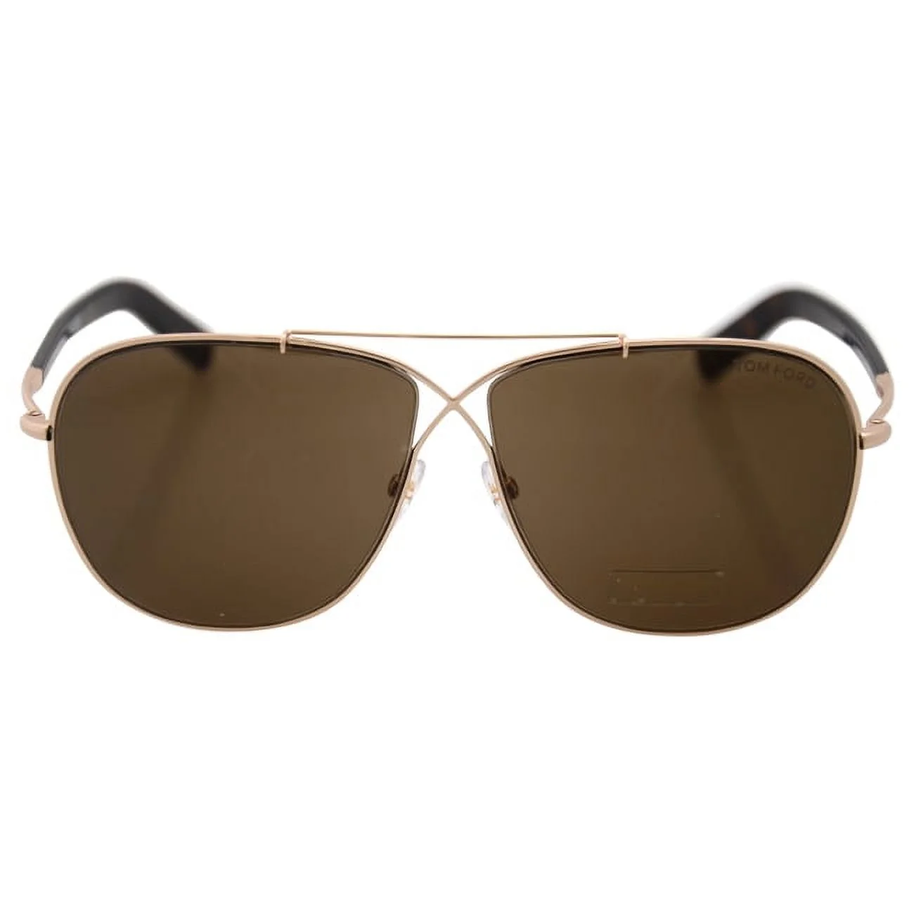Sunglasses Tom Ford FT 0393 April 28J Shiny Rose Gold / Roviex