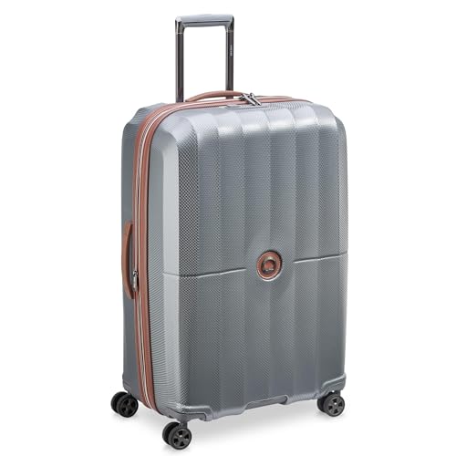 DELSEY PARIS Carrousel Hardside Expandable Luggage with Spinner Wheels, Navy, Carry-on 21 Inch