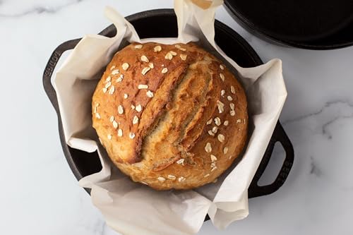 Lodge 5 Quart Cast Iron Double Dutch Oven – Pre-Seasoned – Lid Converts to 10.25