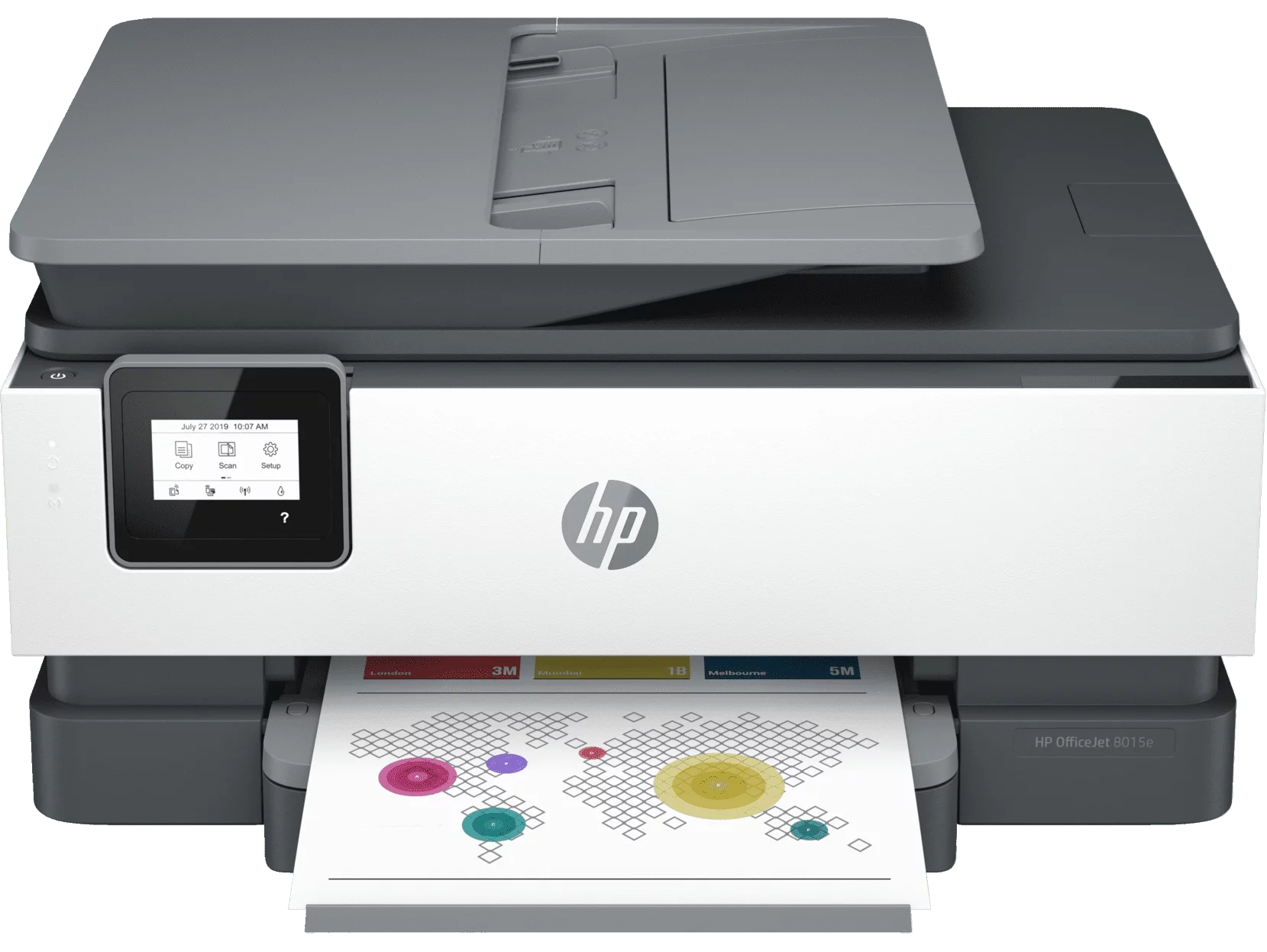 HP OfficeJet 8015e All-in-One Printer w/ bonus 6 months Instant Ink through HP+