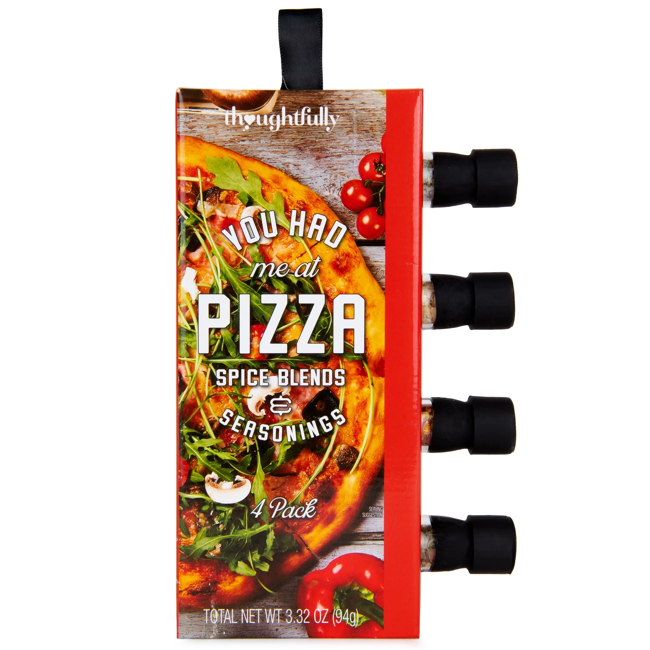 Thoughtfully Gourmet, Pizza Seasoning Gift Set, Variety of Flavors, 4-Pack