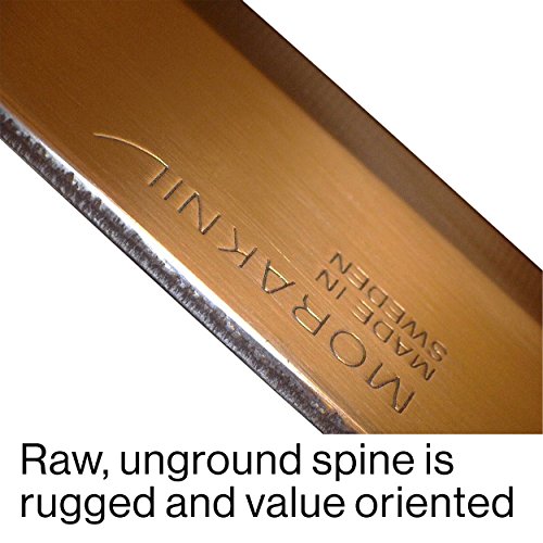 Morakniv Craftline Basic 511 High Carbon Steel Fixed Blade Utility Knife and Combi-Sheath, 3.6-Inch Blade