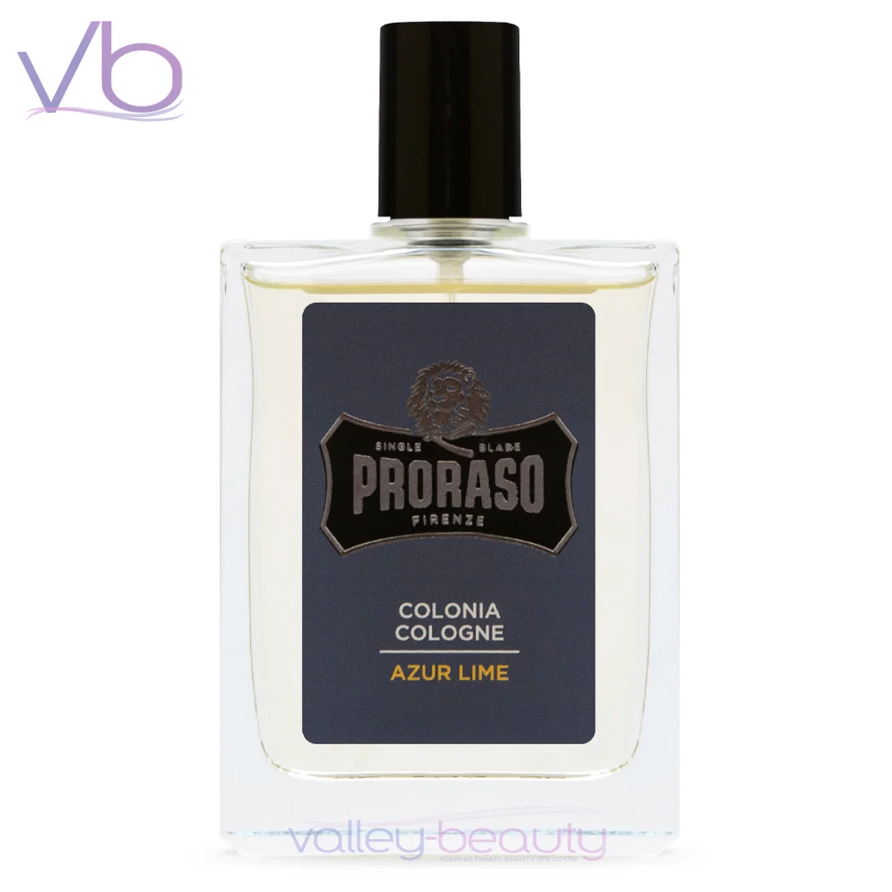 Proraso Single Blade Azur Lime Eau De Cologne, 100ml