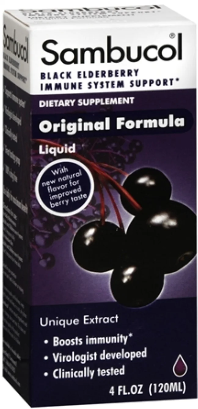 Sambucol Black Elderberry Immune System Support 4 oz (Pack of 6)