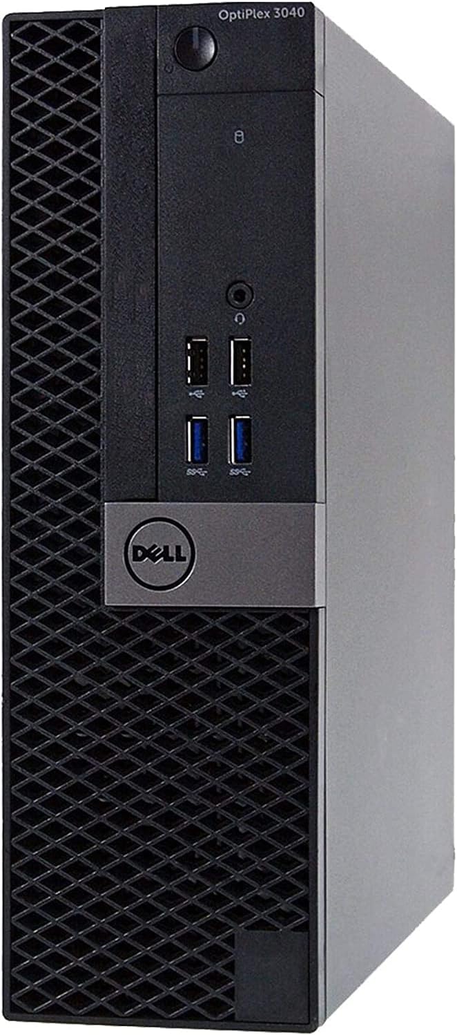 Dell Optiplex 3040 Business Small Desktop Computer - Quad Core Intel i5 6th Gen, 16GB RAM, 256GB SSD, New Keyboard, Mouse, WiFi Adapter, Windows 10 Professional(Renewed)