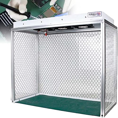 Laminar Flow Cabinet Vertical Laminar Flow Hood Air Flow Clean Bench with 3 Fans,Filter for Cleanliness Dust Free Work,Portable Laminar Air Flow Vertical Laminar Flow Hood