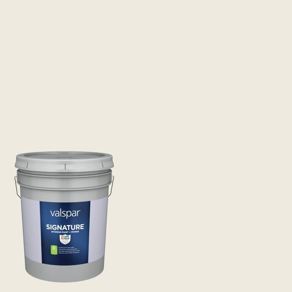 Valspar Signature Eggshell Alabaster Hgsw4031 Interior Paint (5-Gallon) | HGSW4031-773965