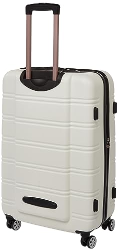 Rockland Melbourne Hardside Expandable Luggage with Spinner Wheels, 2TONEBLUE, 2 Piece (20/28)
