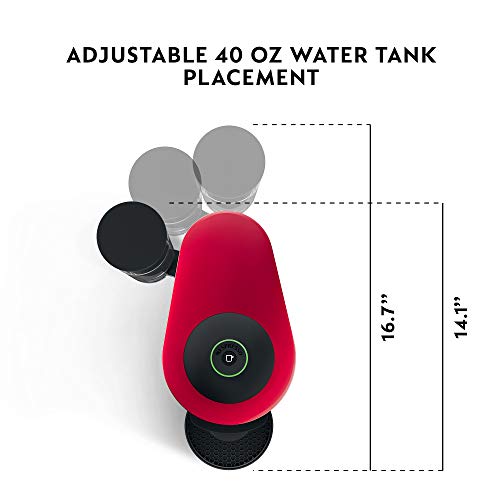 Nespresso Vertuo Plus Coffee and Espresso Maker by De'Longhi, Grey with Aeroccino Milk Frother