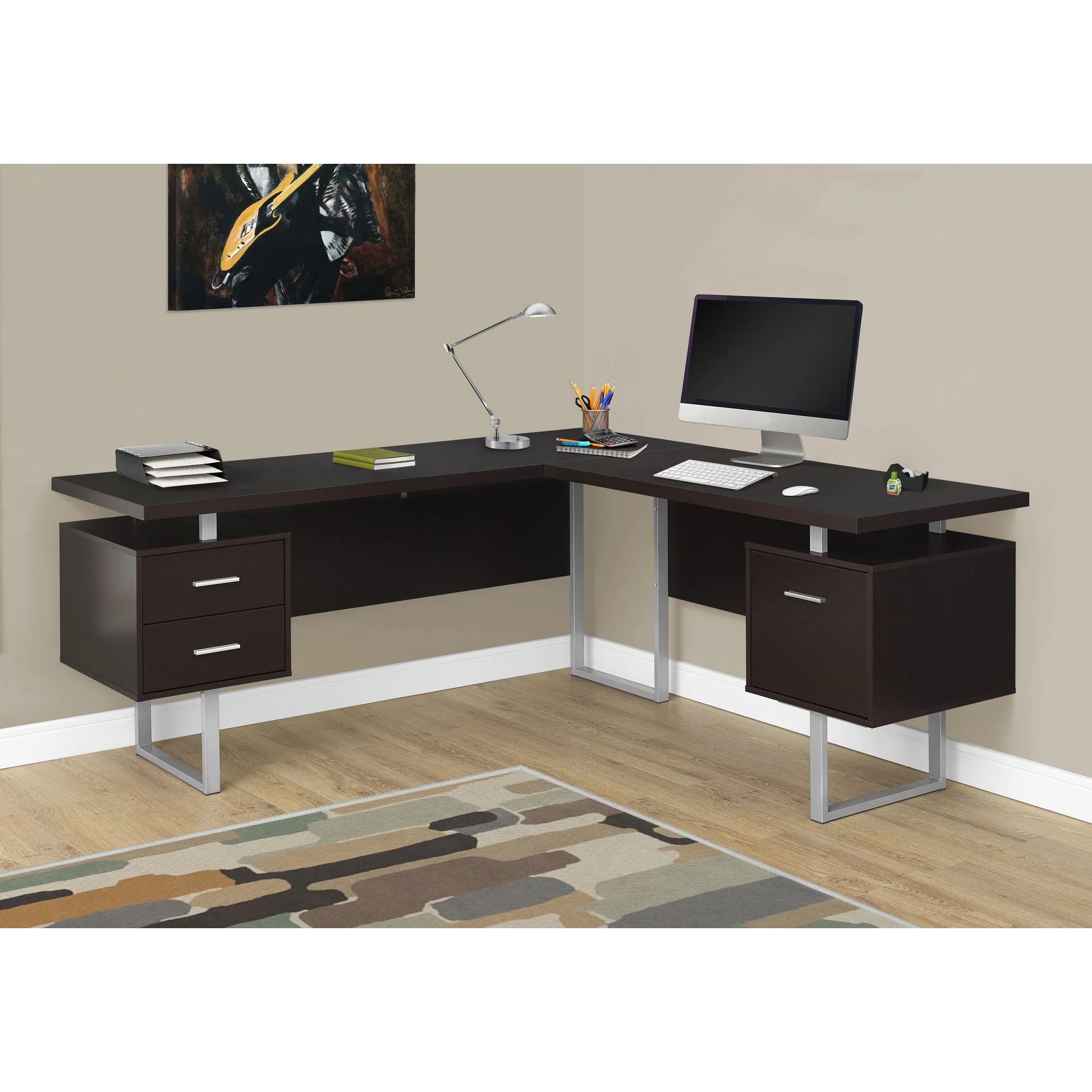 Monarch Specialties Computer Desk, Home Office, Corner, 70
