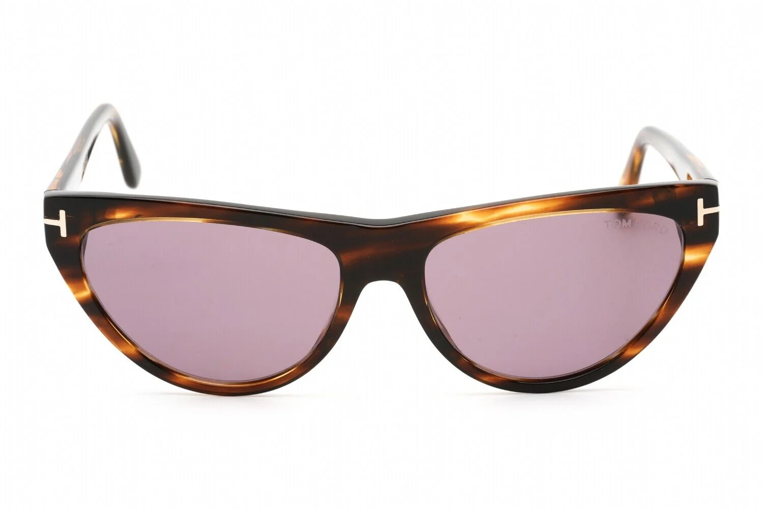 Tom Ford FT0990 55Y Women's Amber-02 Havana Frame Sunglasses