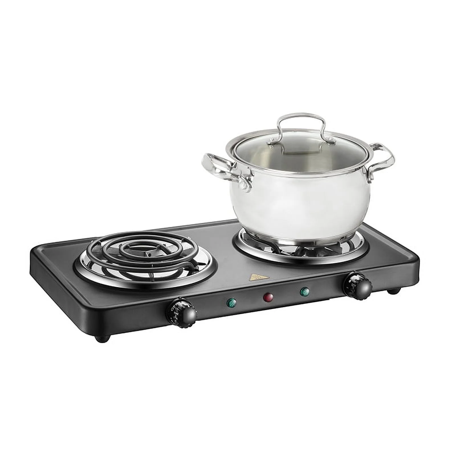 Salton Portable Cooktop Double - Black
