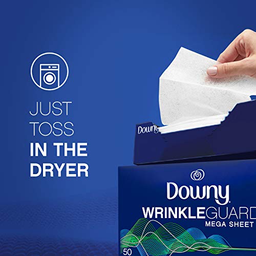 Downy WrinkleGuard Dryer Sheets, Fresh, 150 count