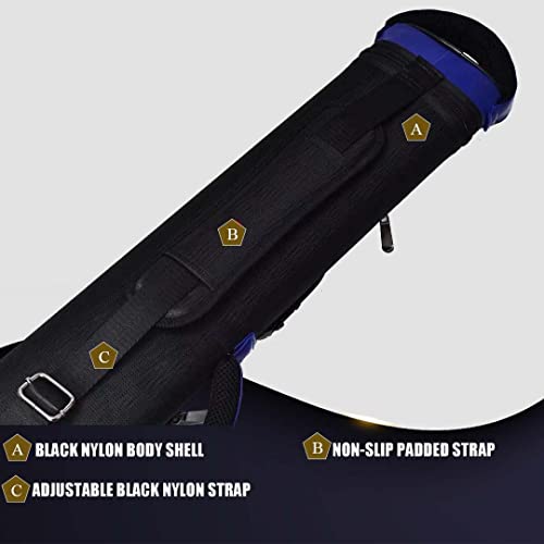 Champion 2X4,3x6 Nylon/Leatherette Billiard Pool Cue Stick Hard Carrying Case 4S2B, 6S3B