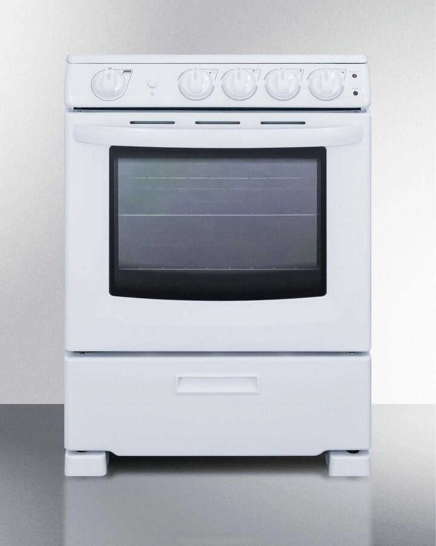 Summit Appliance  24 in. Wide Electric Smooth-Top Range, White
