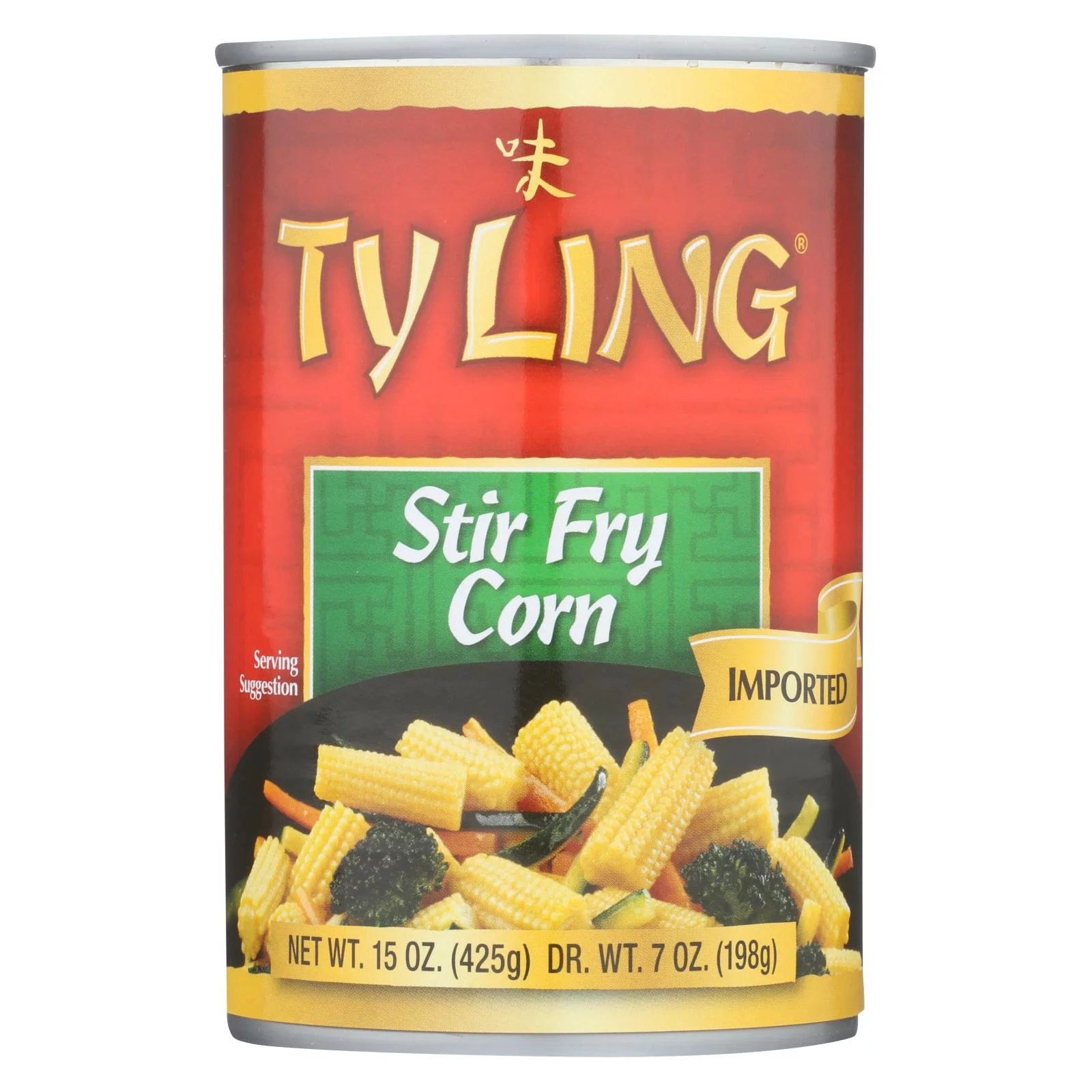 Ty Ling Corn - Stirfry - Case Of 12 - 15 Oz