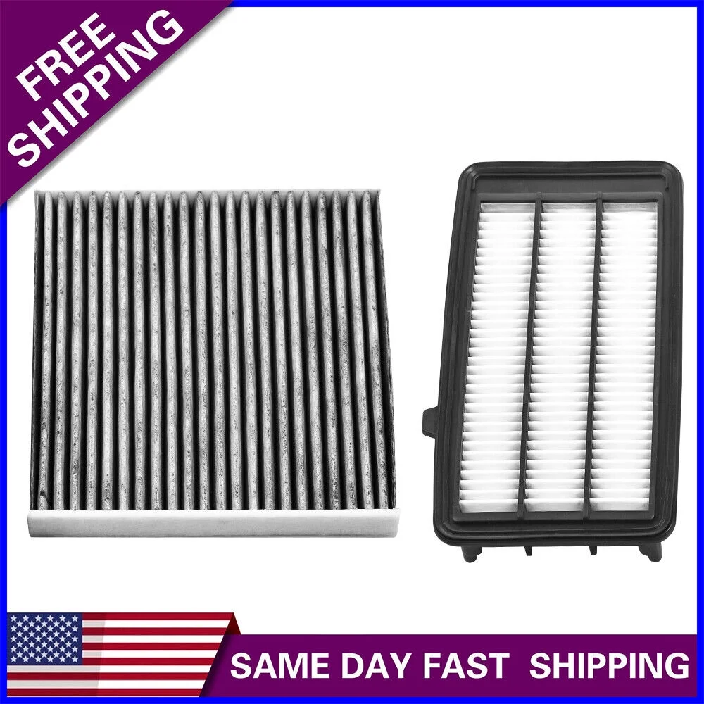 Paddsun For 2017-2022 HONDA CRV 1.5L Turbo Engine Front Engine & Cabin Air Filter