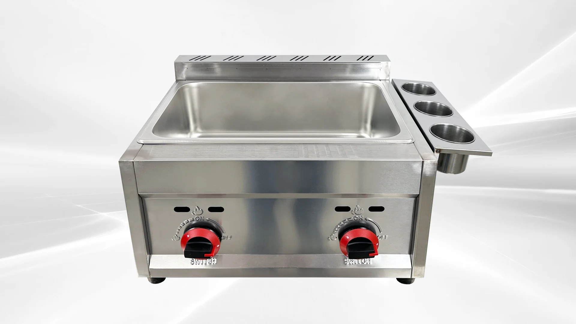 7 gallon Commercial Countertop one pan Deep Fryer 2 Basket Propane (LPG) with Metal Tube FY13