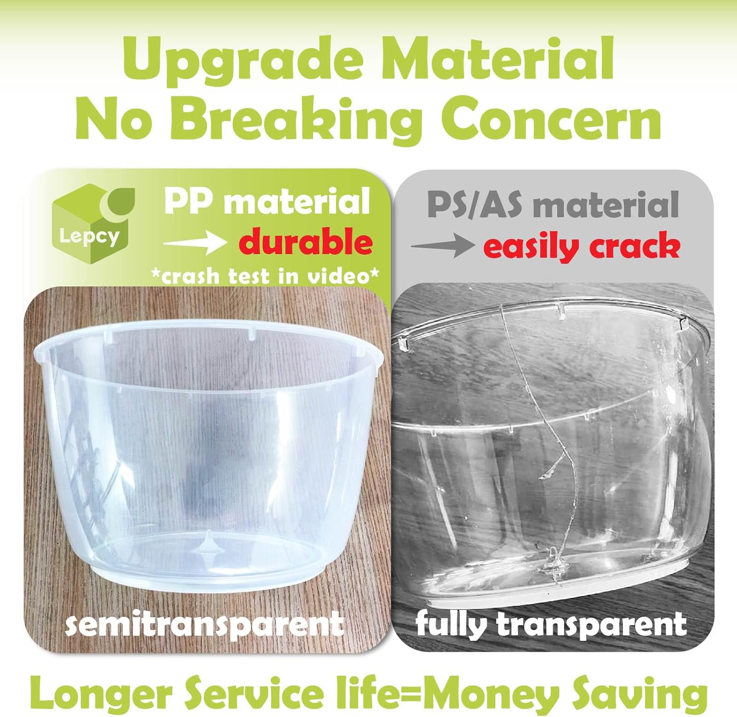 Salad Spinner, Durable Bowl Never Crack. 4.8 Qt Large Capacity Lettuce Spinner Vegetable Spinner Fruit Washer Spinner Dryer with Storage Lid, Non-skid Base. Gifts for Mom Women Parents