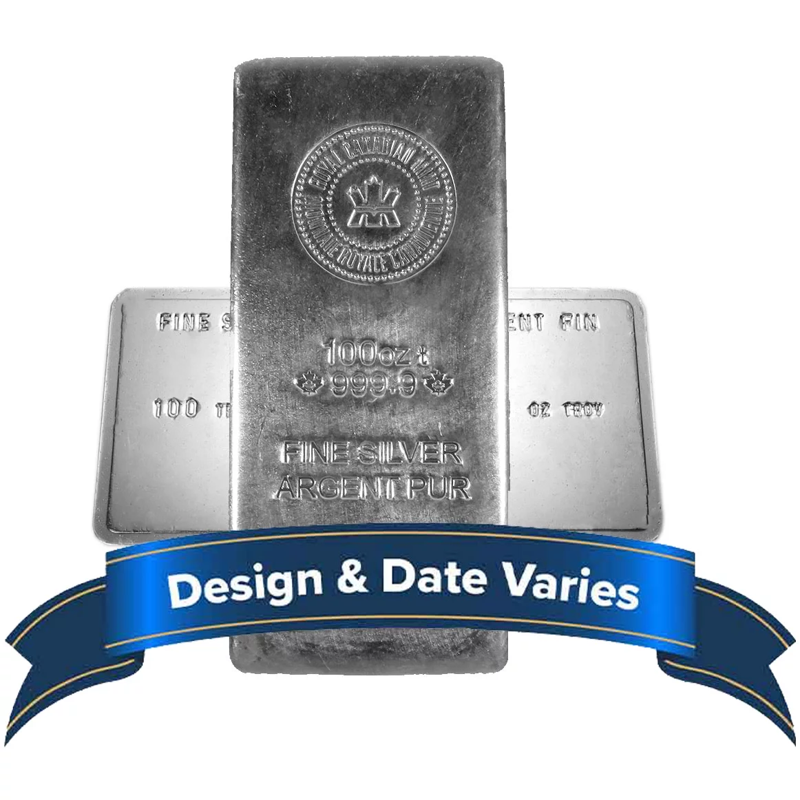 100 oz Royal Canadian Mint RCM Silver Bar .9999 Fine Secondary Market