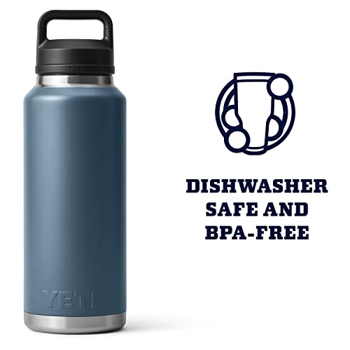 YETI Rambler 46 oz Bottle, Vacuum Insulated, Leakproof, Stainless Steel with Chug Cap
