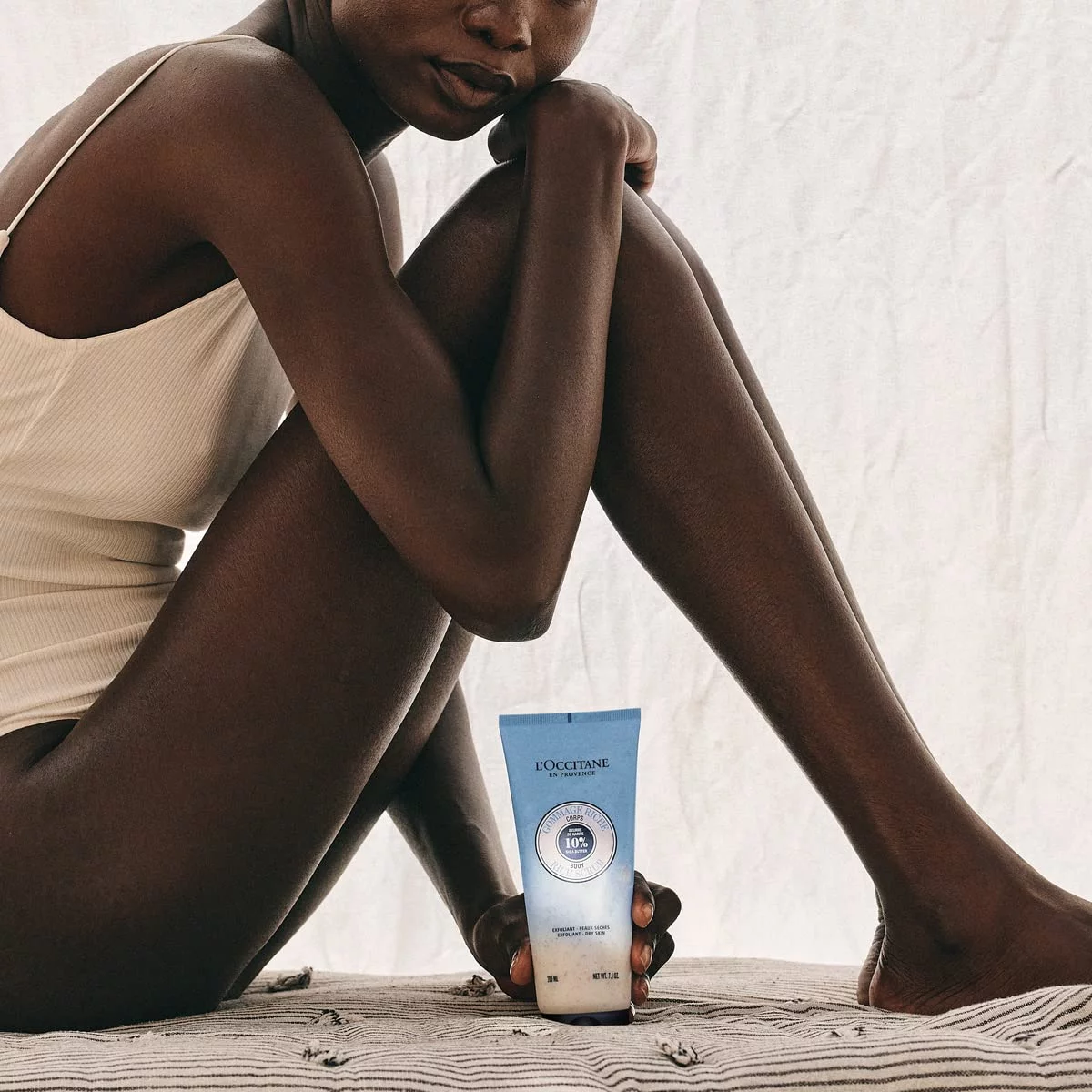 L,Occitane Exfoliating And Moisturizing Ultra Rich Body Scrub 6.9 Oz.