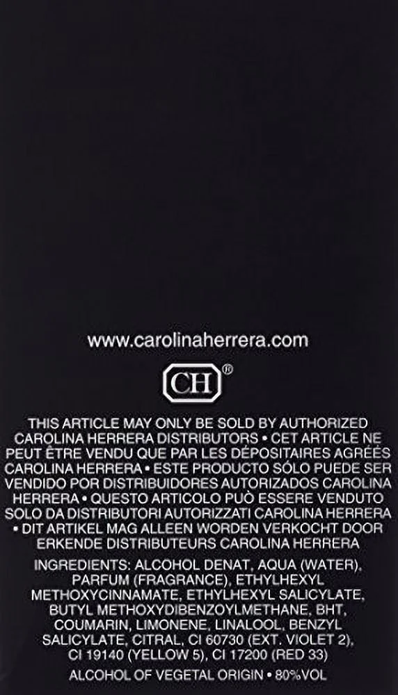 212 Vip by Carolina Herrera Eau De Toilette Spray 1.7 oz for Men