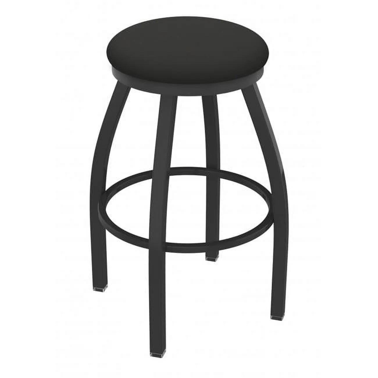 25 in. XL 802 Misha Swivel Counter Stool with Pewter & Canter Iron Seat