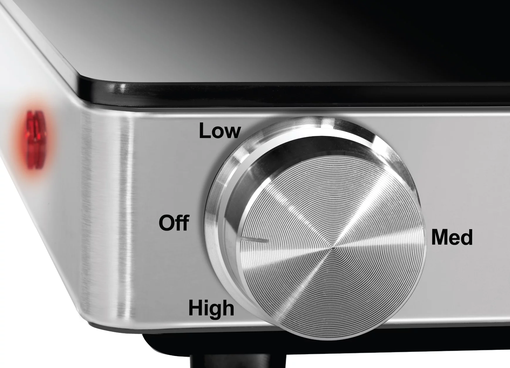 Chefman Compact Glasstop Warming Tray with Adjustable Temperature Control, Mini 15x12 inch, Black