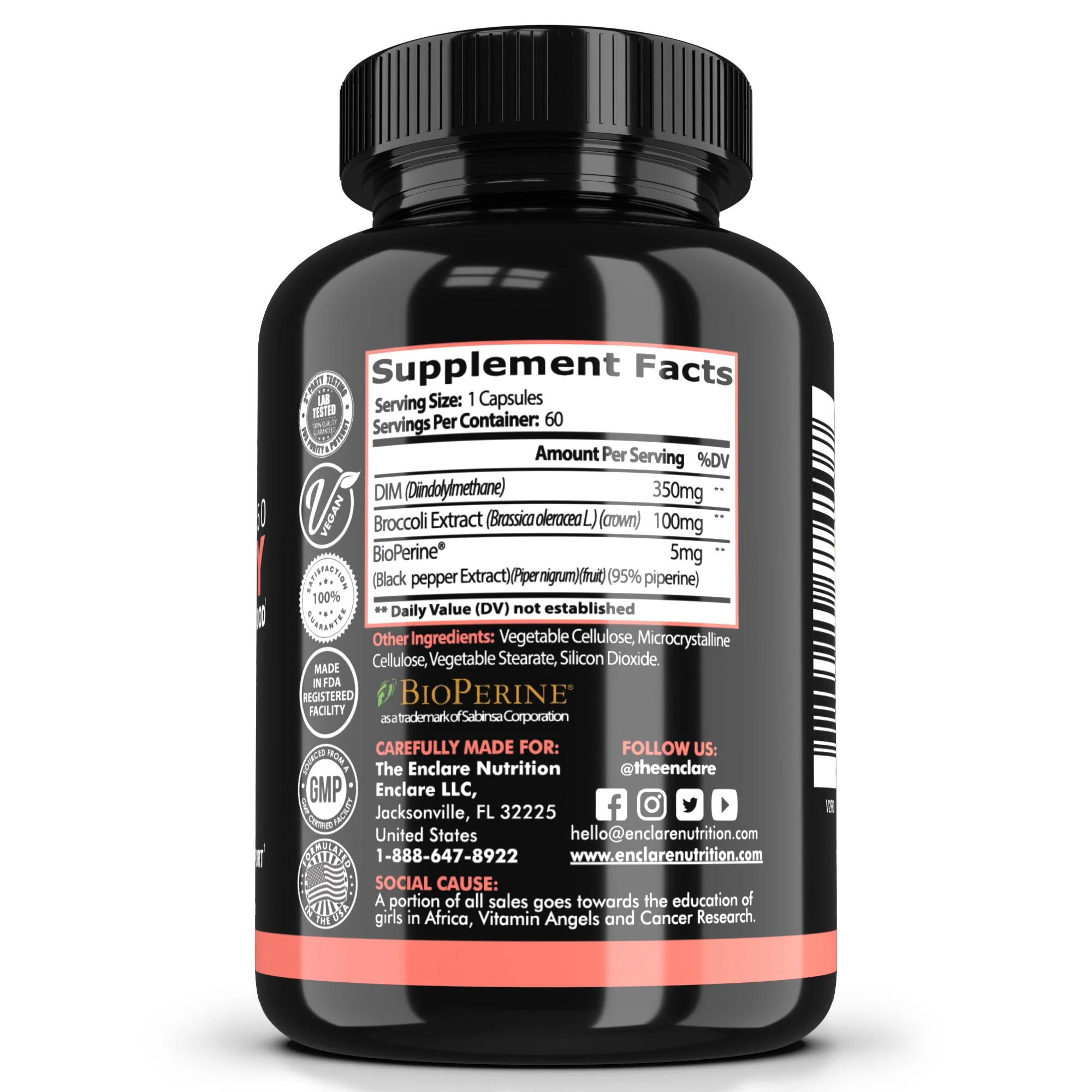 DIM ULTRA 350 PARITY Dietary Supplement 1 pack of 60 Capsules