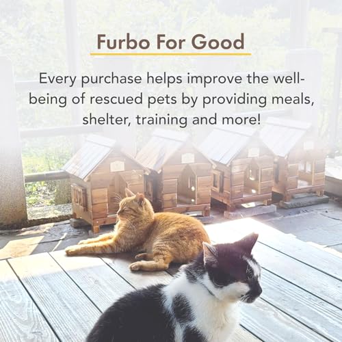 Furbo Mini Pet Camera - Unlock Camera & Smart Features w/Paid Plan: Home Security with Dog & Cat Safety Alerts, 2-Way Audio, Mountable Smart Cam w/Phone App (Subscription Required, 3mo Minimum)