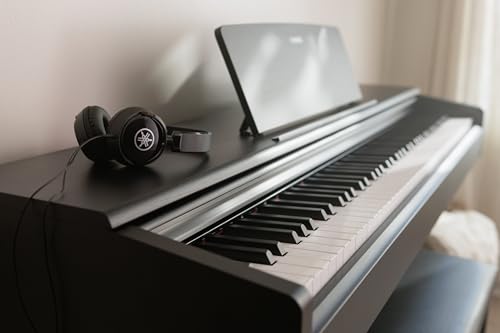 Yamaha Arius, 88-Key Weighted Action Digital Beginner and Intermediate Players, Dynamic Response, Grand Piano Sound, 3-Pedal Unit, Upright Design, Bench Included, Dark Rosewood (YDP105R)