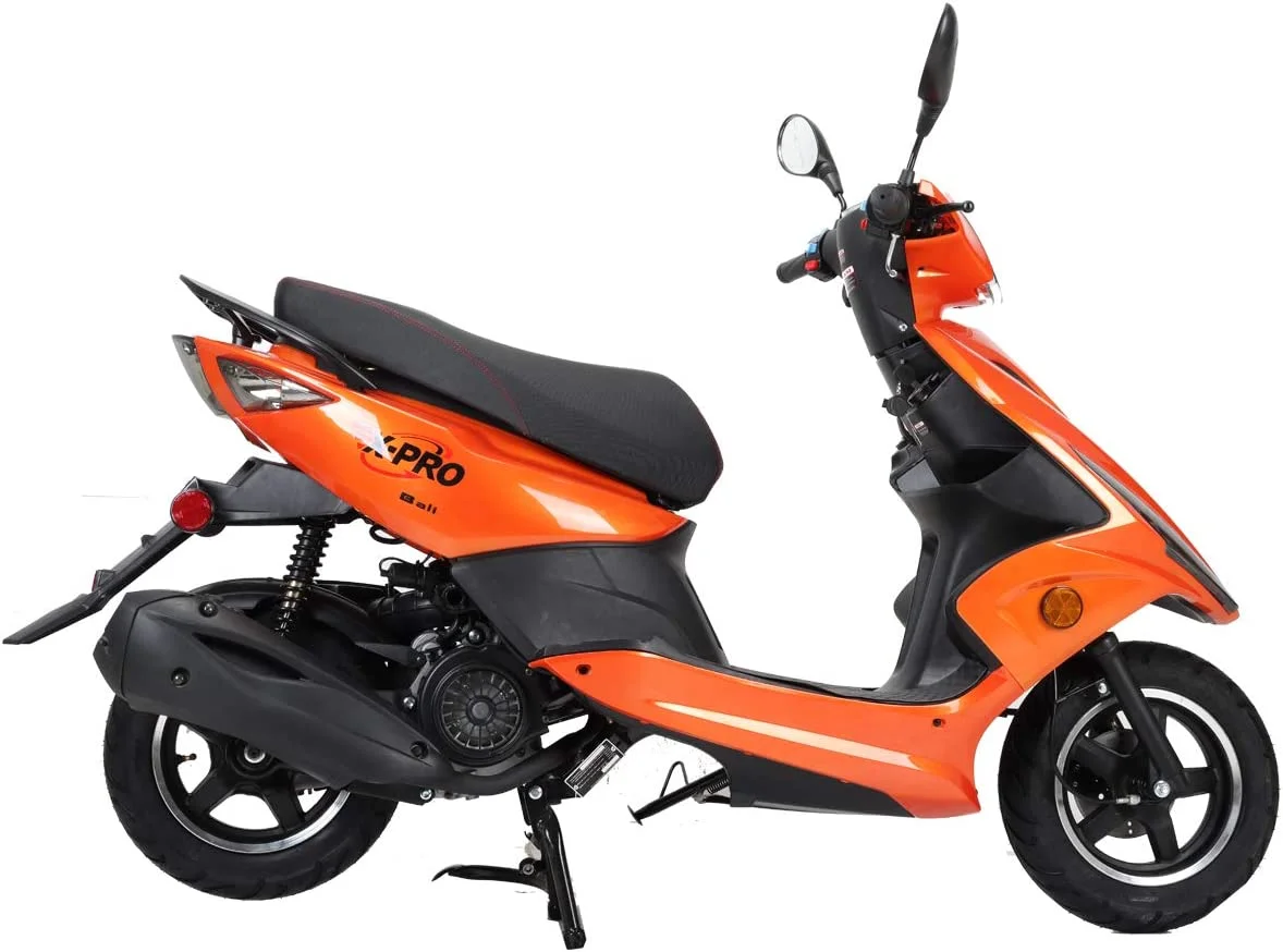 X-Pro Brand New 150cc Gas Powered Moped Scooter, 10