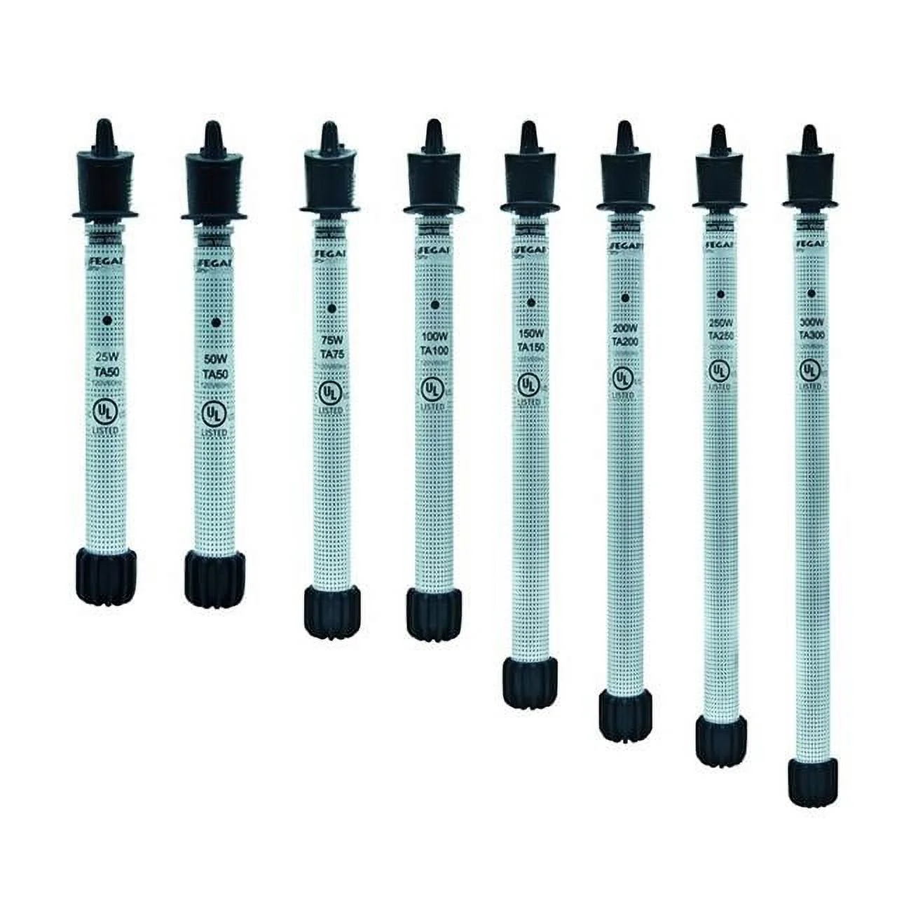 Lifeguard Aquatics  200W Adjustable Quartz Glass Bi-Metal Construction Aquarium Heater