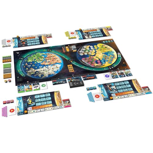 Rio Grande Games: Evacuation - Strategy Board Game, Space Civilization Building, Resource Management, Apocalyptic, Ages 14+, 1-4 Players, 90-120 Min