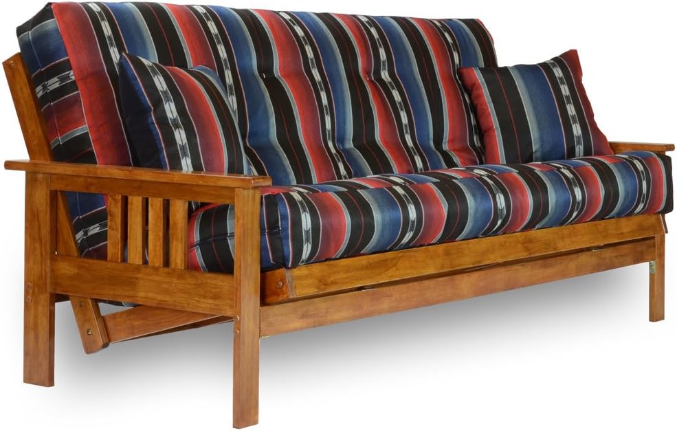 Nirvana Futons Stanford Futon Set - Queen Size, Frame, Premium 8