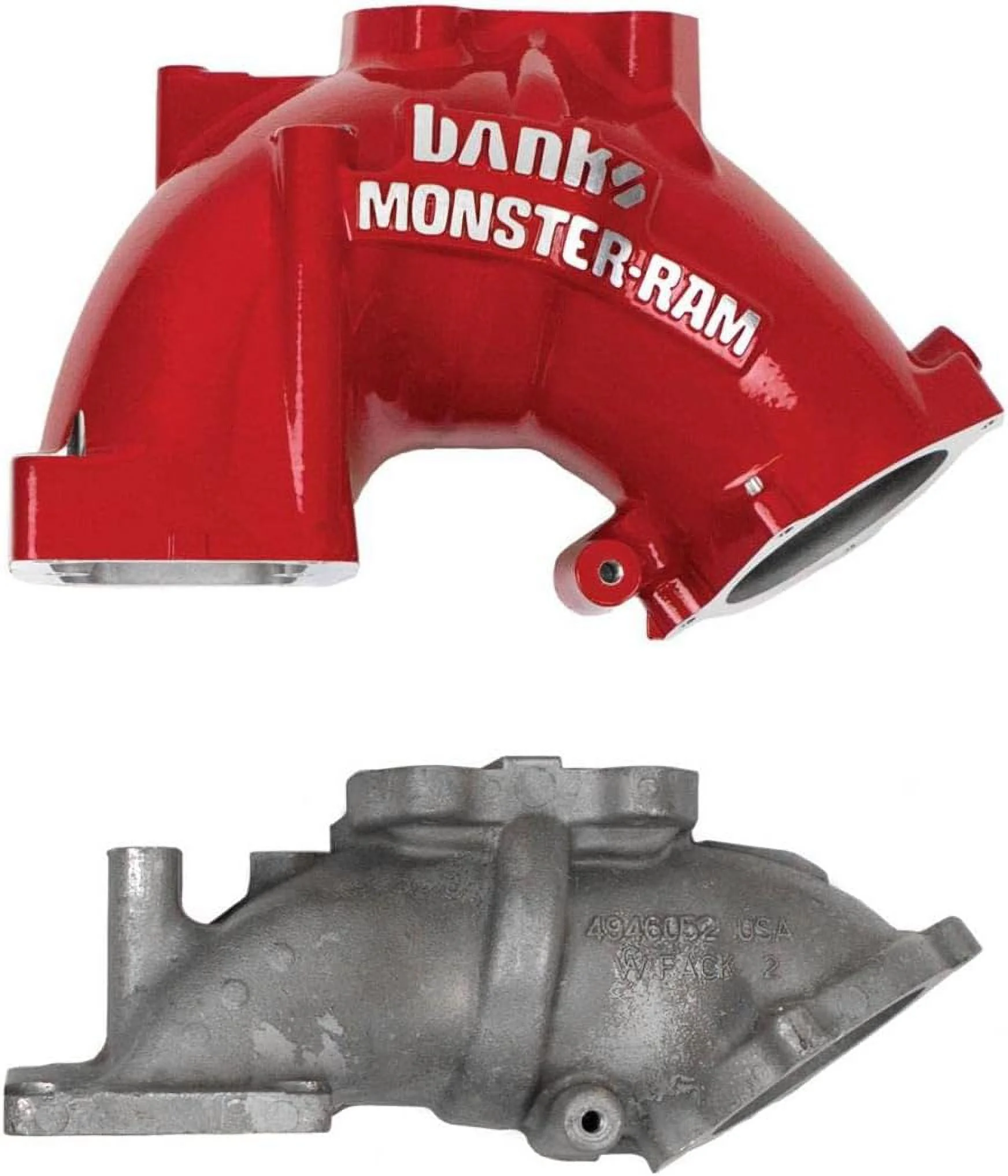 Banks Power 13-18 Ram 6.7L Diesel Monster-Ram Intake System Gen-2 w/Fuel Line - Red w/Heater System - 42798-PC