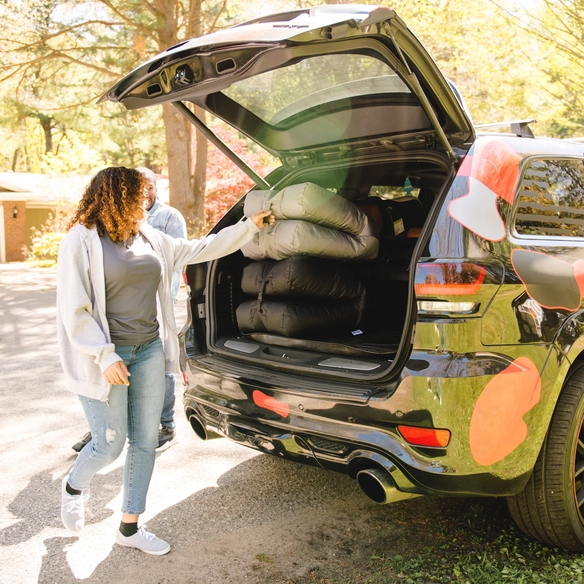 Big Joe Grab & Go Travel Bean Bag Chair, Steel Gray SmartMax, Durable Polyester Nylon Blend, 1.5 feet