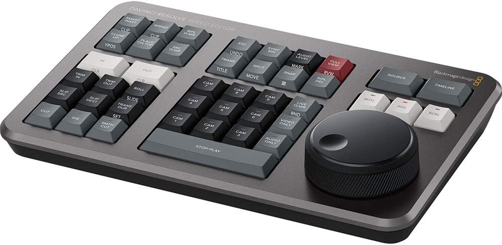 Blackmagic Design Davinci Resolve Speed Editor Bundle with Davinci Resolve 17 Studio (Activation Card) (2 Items)