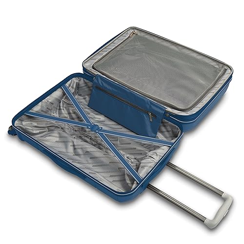 American Tourister Stratum 2.0 Expandable Hardside Luggage with Spinner Wheels, Purple Haze, Carry-on