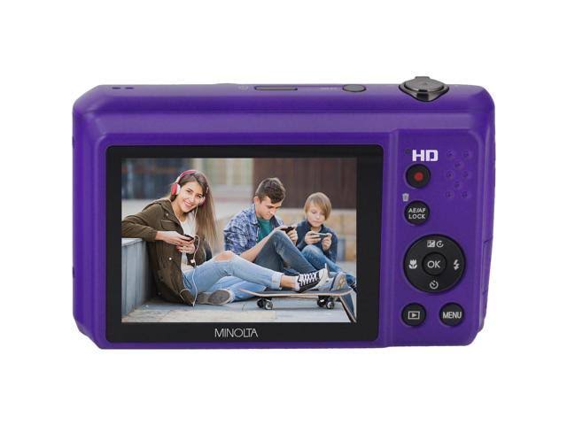 Minolta MN12Z-P 20.0-Megapixel HD Wi-Fi Digital Camera (Purple)