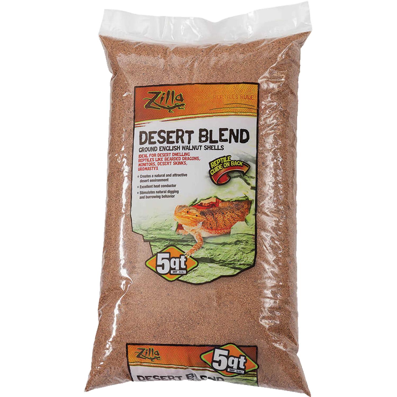Zilla Desert Blend Ground English Walnut Shells Reptile Bedding - Pet Supplies online store