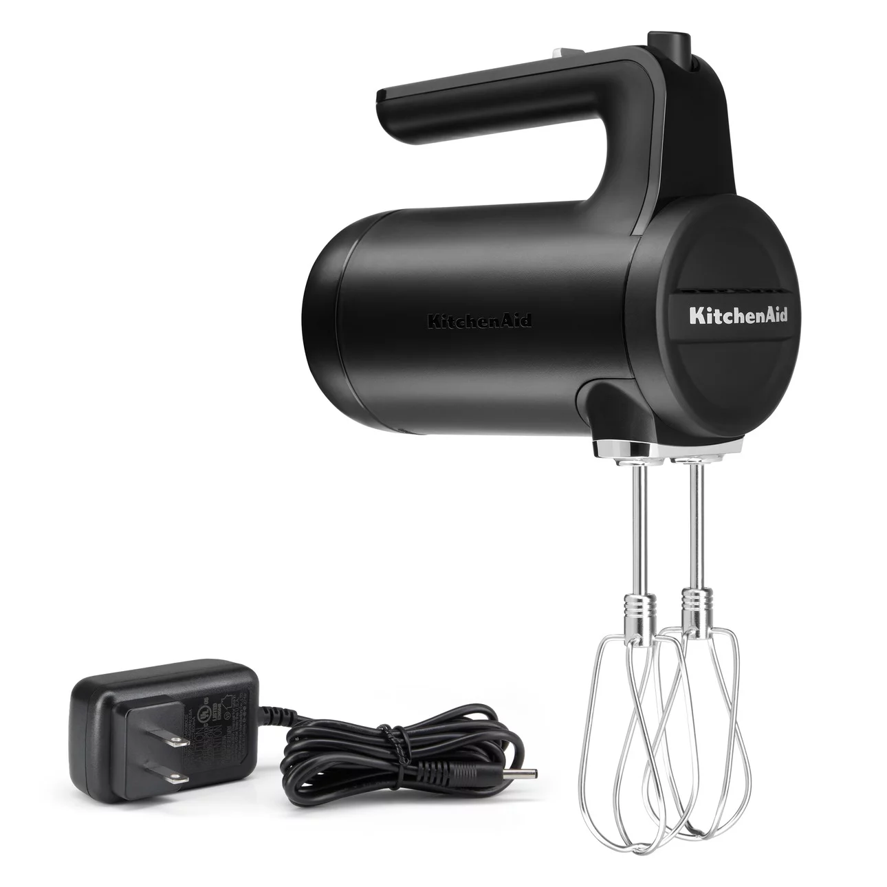 KitchenAid Cordless 7 Speed Hand Mixer, Black Matte, KHMB732