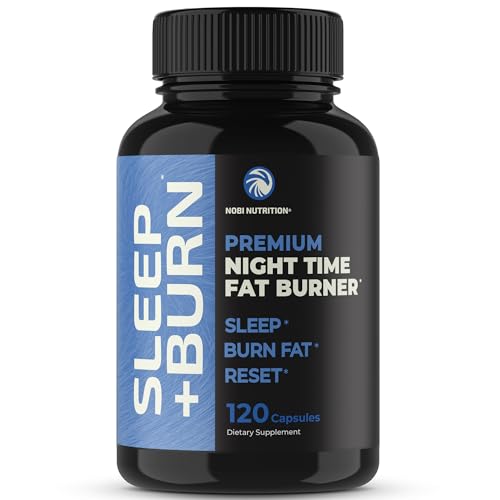 Night Time Fat Burner | Shred Fat While You Rest | Hunger Suppressant, Carb Blocker & Weight Loss Support Supplements | Burn Belly Fat, Support Metabolism & Rest Easily | 120 Nighttime Pills