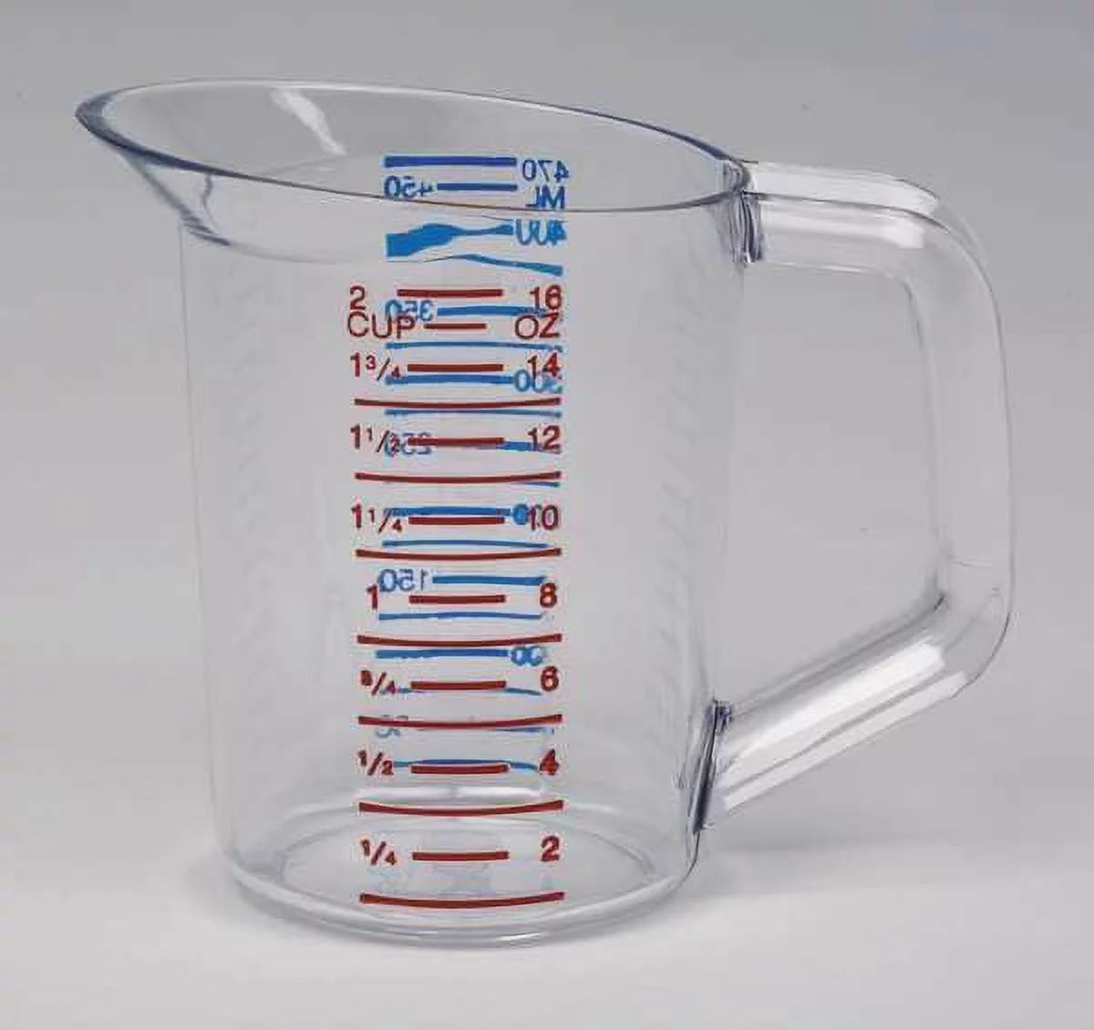 1 pc, Rubbermaid Commercial Polycarbonate Measuring Cup, 1 Pint