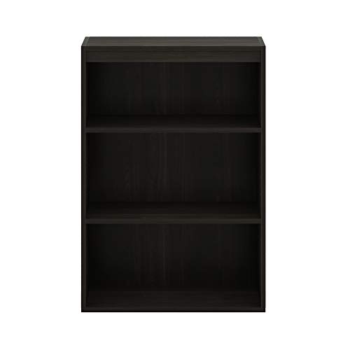 Furinno Pasir 3-Tier Open Shelf Bookcase, Americano