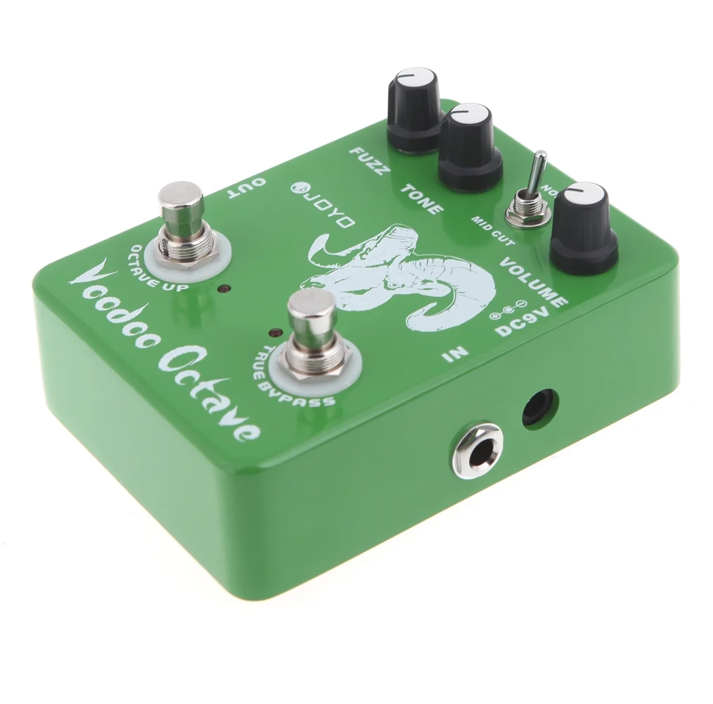 JOYO Effect Pedal,Joyo Jf-12 Voodoo Octave Fuzz Pedal Elevate Distinctive Jf 12 Bypass Elevate Unleash Dark Fuzz Tones Distinctive Fuzz Dark Side Fuzz Joyo Pedal Octave Dark And Side