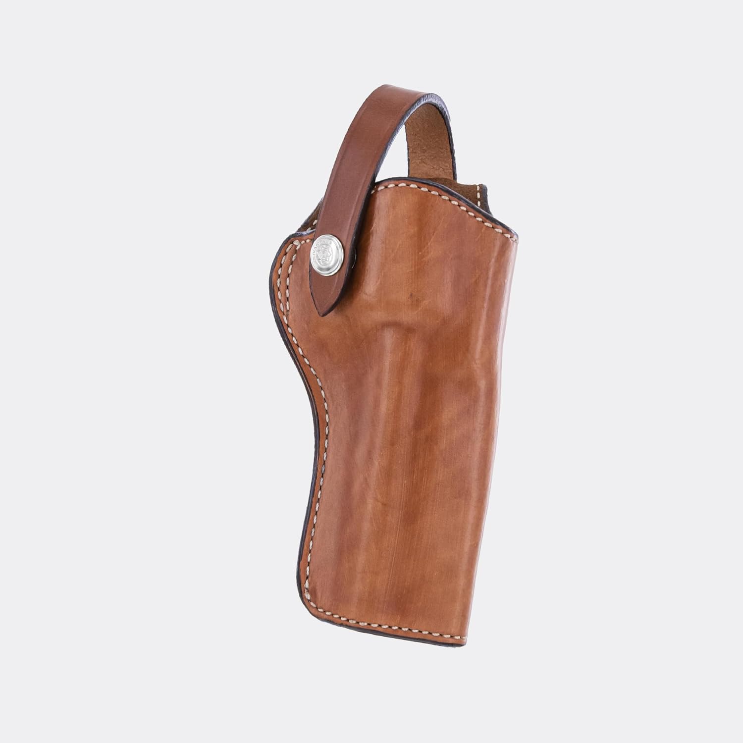 Bianchi 10056: Lawman Holster Tan Lh Lg Sngl Act 4 5/8In