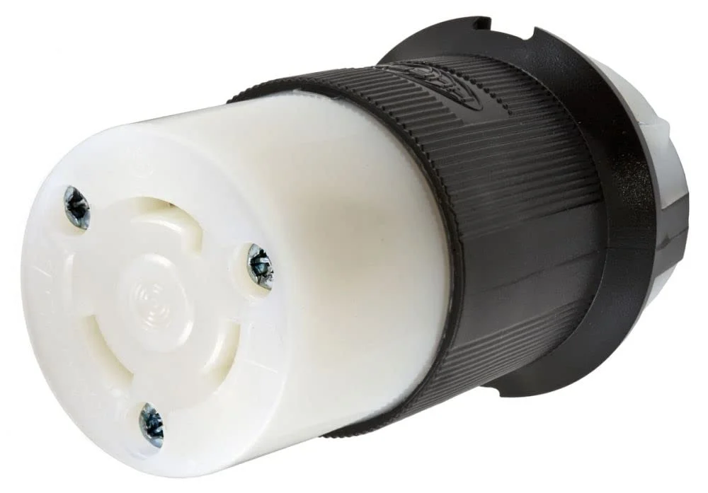 HBL2613 Locking Devices, TwistLock, Industrial Grade, Female Connector Body, Screw Terminal, 30 amp, 125V, 2